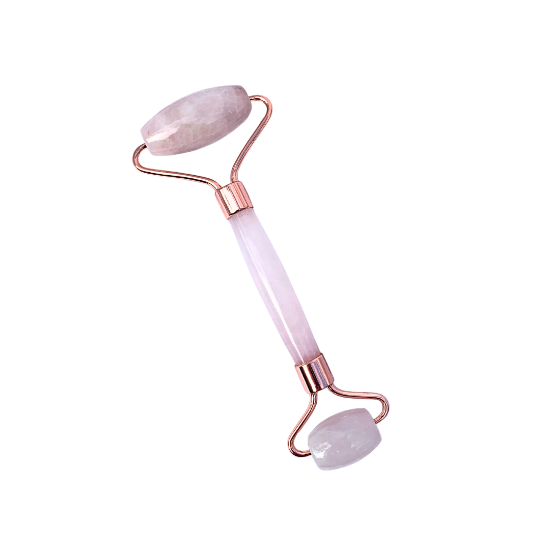 Quartz, Rose Face Roller Double CLEARANCE