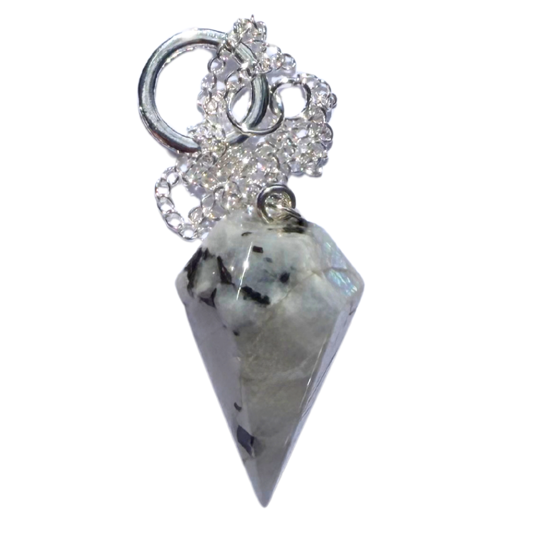 Moonstone, Rainbow Pendulums - 35mm