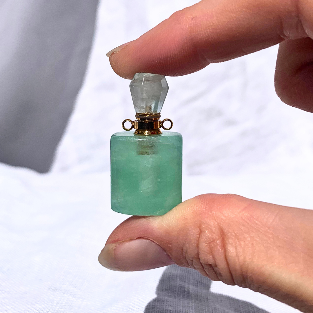 Green Aventurine Perfume Bottles