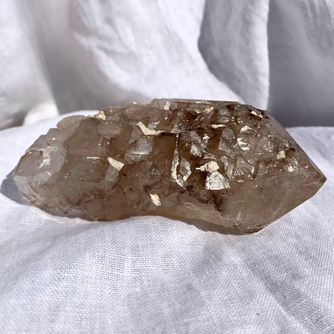 Quartz, Smokey Elestials (some with Citrine) - Large $390kg