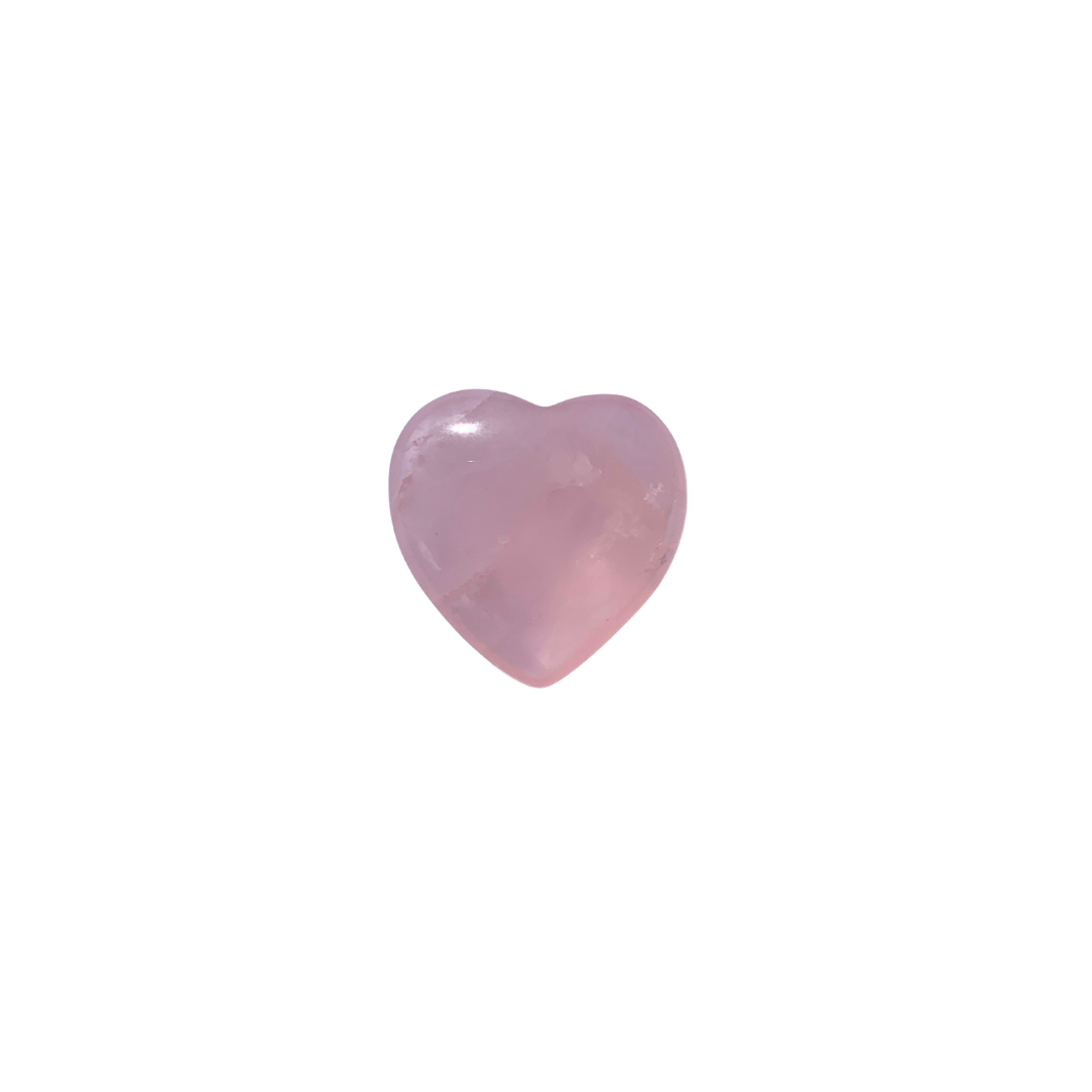 Rose Quartz Hearts - 20mm