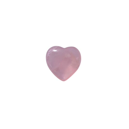 Rose Quartz Hearts - 20mm