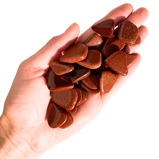 Goldstone Tumbled Stones - Free Form