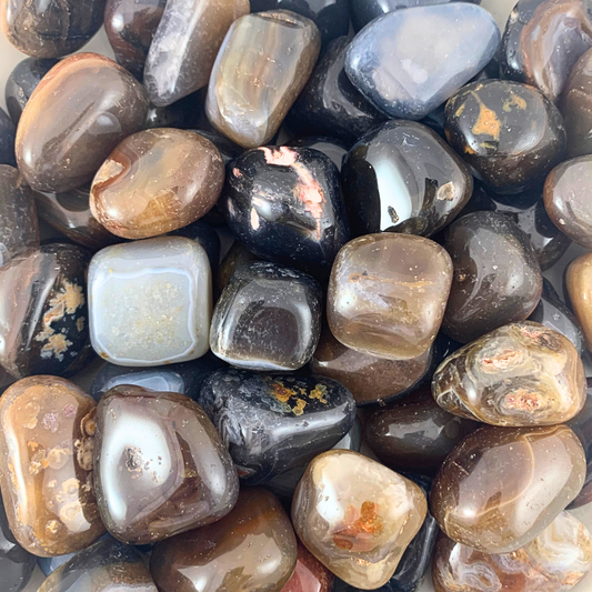 Agate, Natural Tumbled Stones - Rounded Free Form