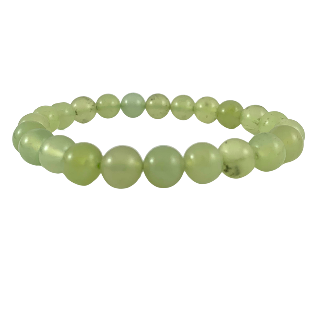New Jade Round Bead Bracelet