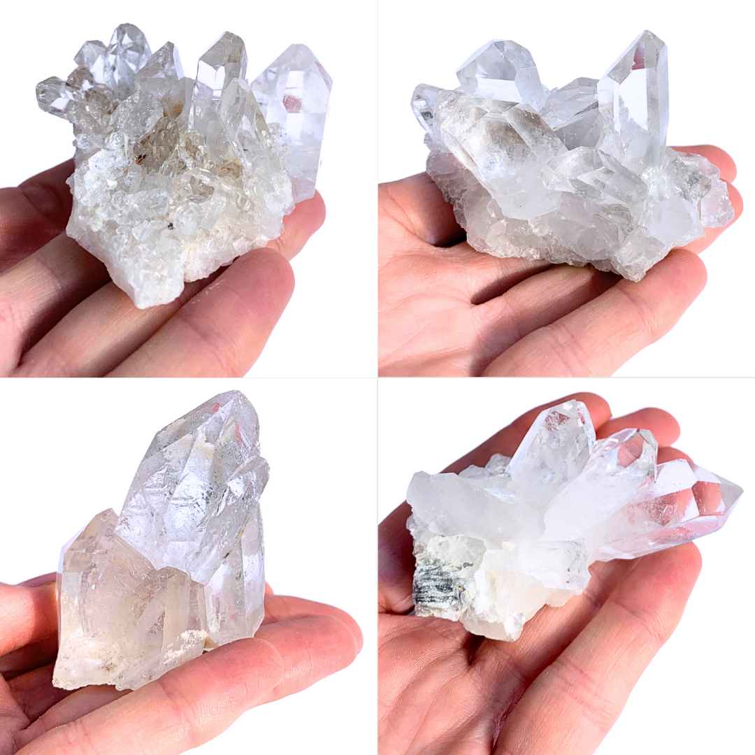 Clear Quartz AA Clusters - from $8 each