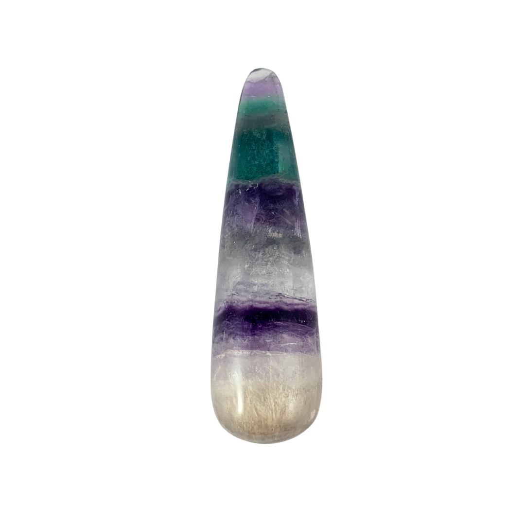 Fluorite, Rainbow Wands - Teardrop