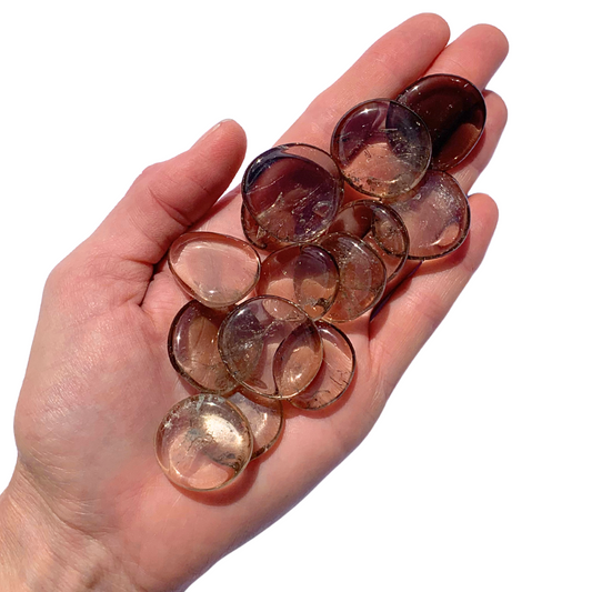 Quartz, Smokey Flatstones (Bra Buddies)