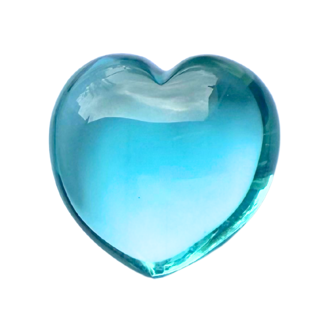 Obsidian, Light Blue Hearts Puff