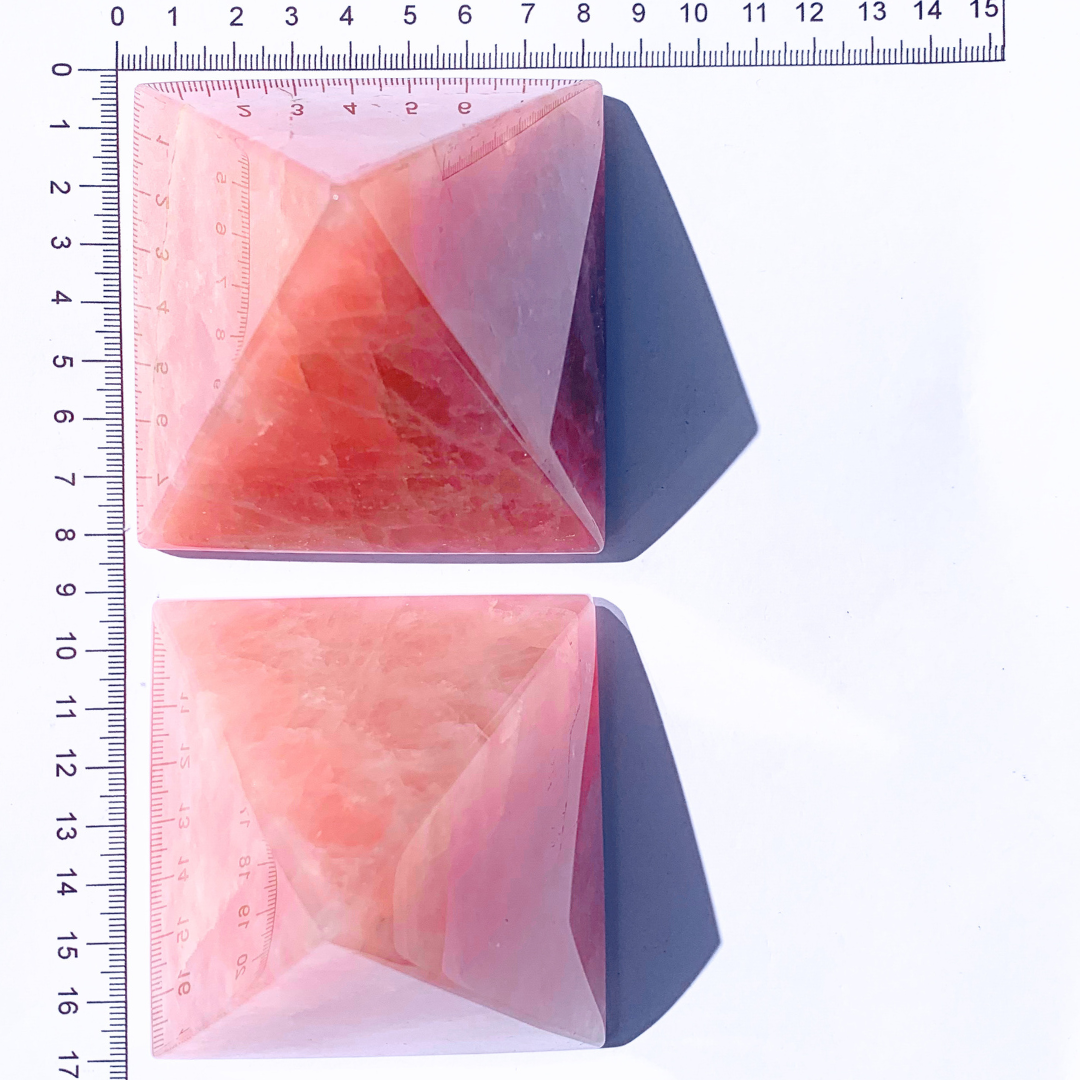 Rose Quartz Pyramid - Large