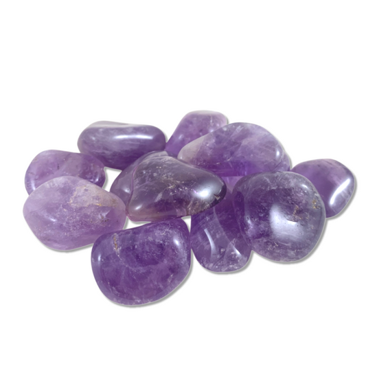 Amethyst Tumbled Stones - Rounded Free Form
