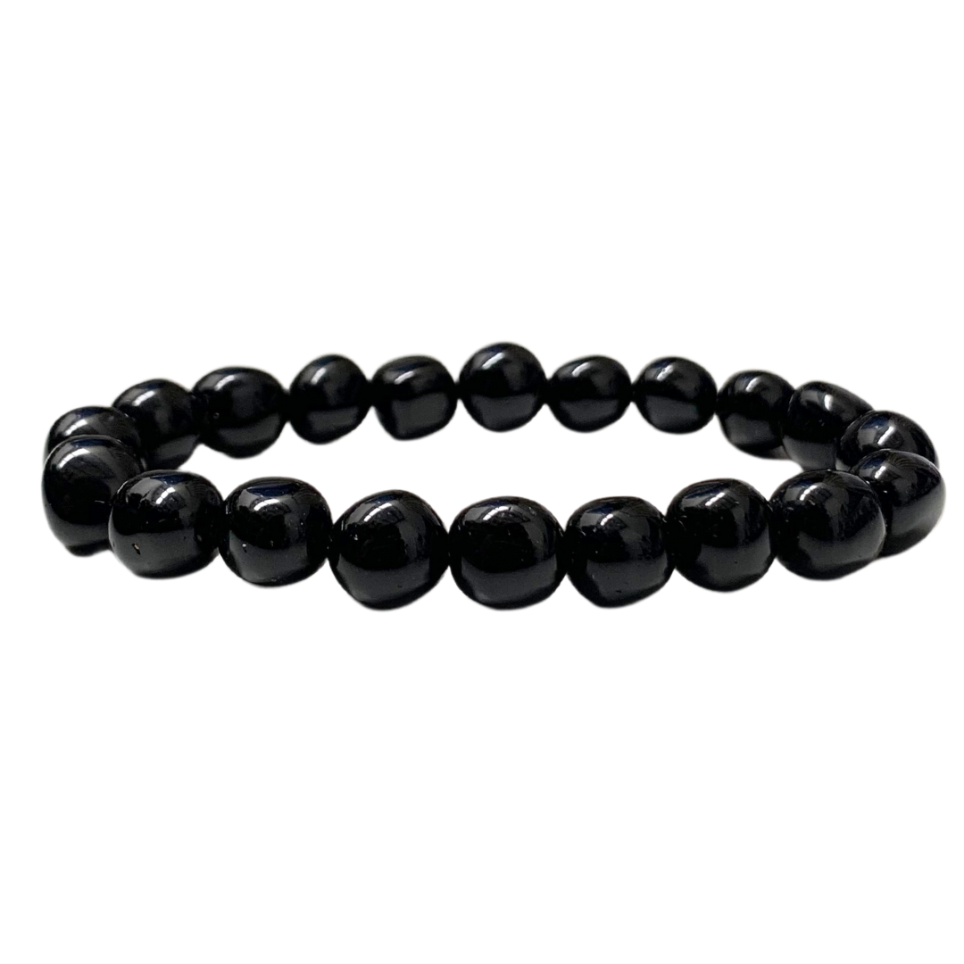 Tourmaline, Black Tumbled Stone Bracelet