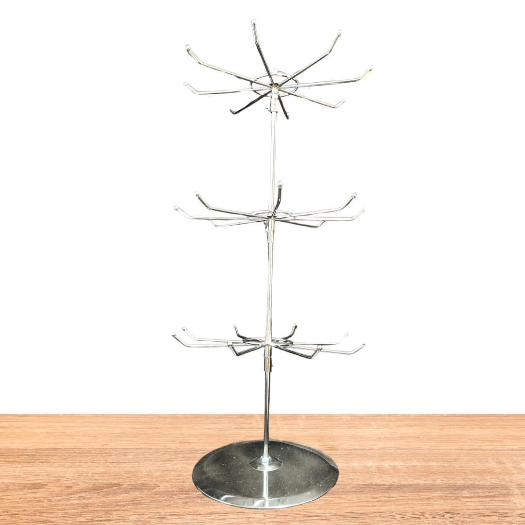 Silver Display Stand - For Crystal Kits or Jewellery Bracelets