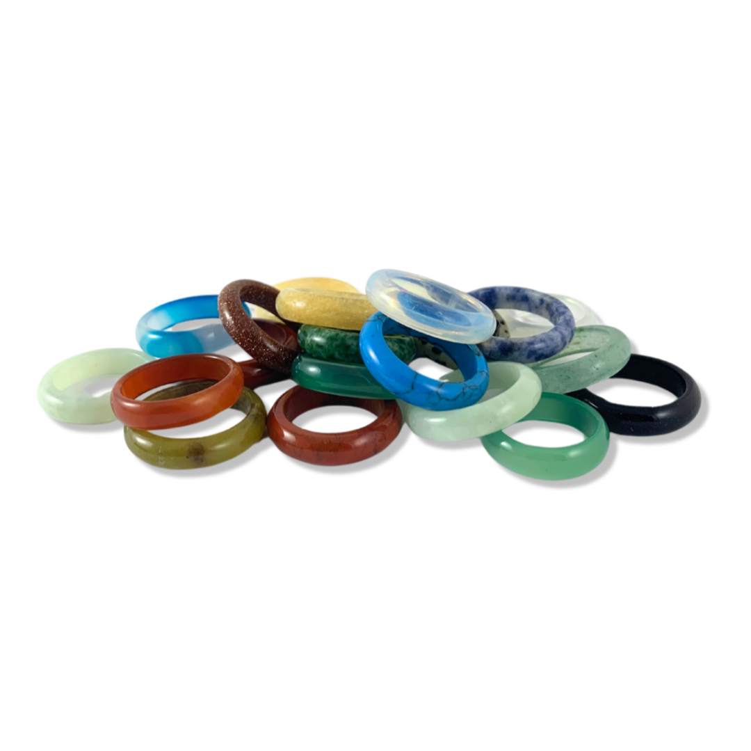 Gemstone Rings (bags of 20)