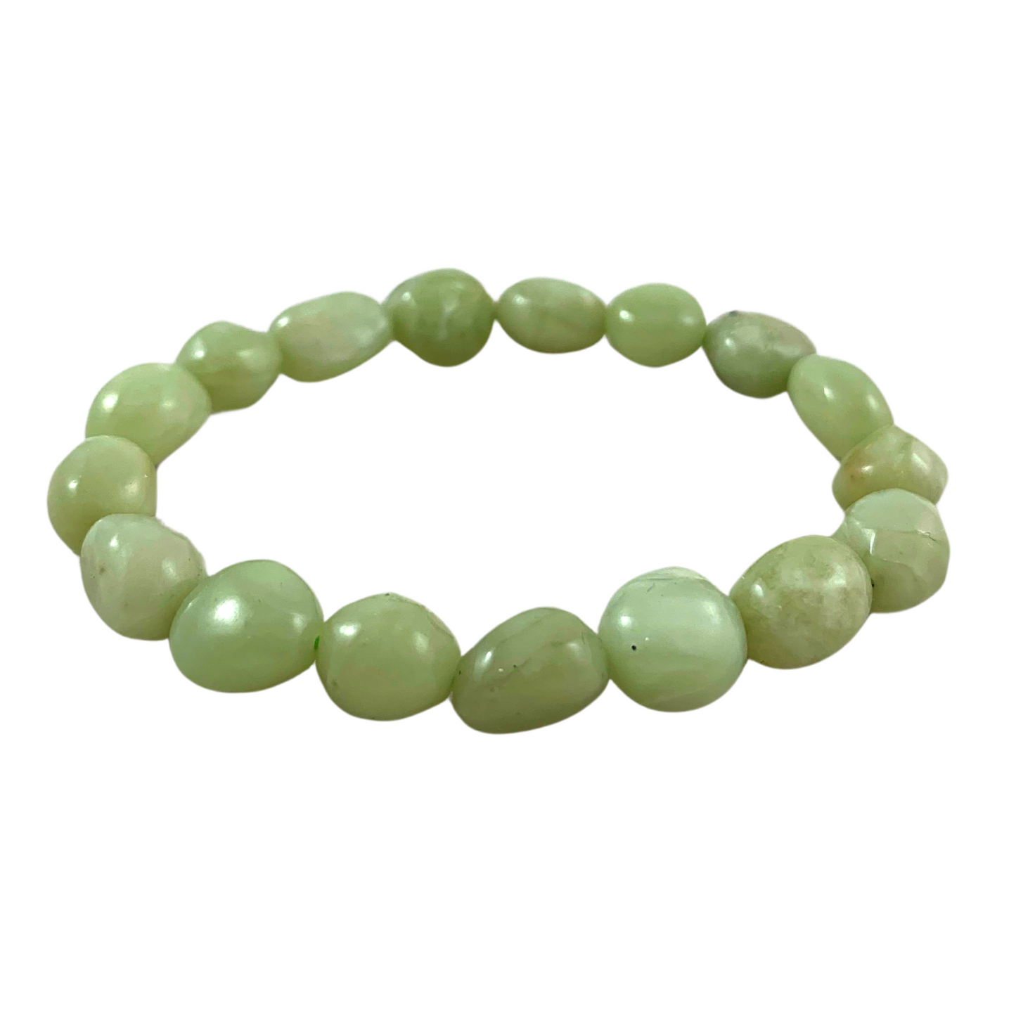 Jade, New Tumbled Stone Bracelet