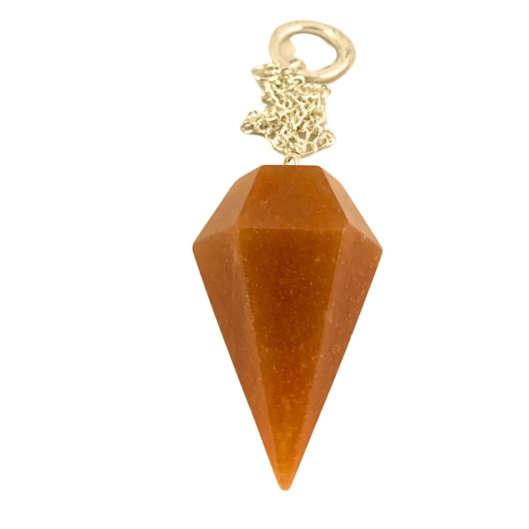 Aventurine, Orange Pendulum