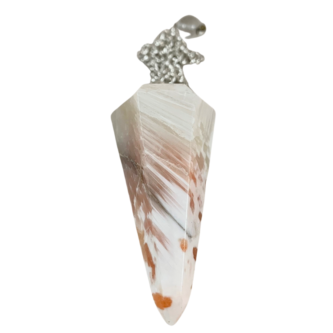 Scolecite, Peach Pendulum