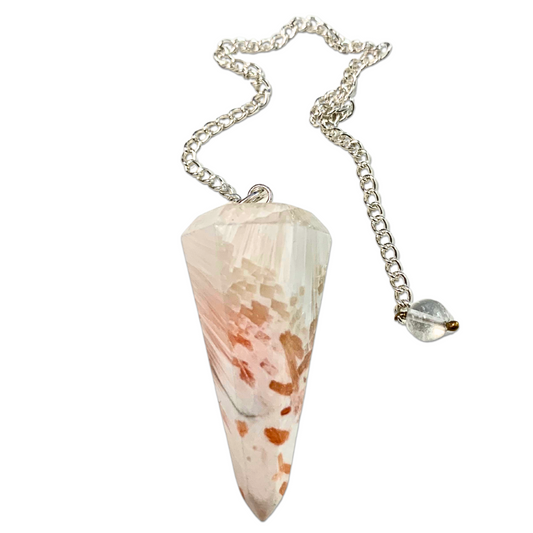 Scolecite, Peach Pendulum