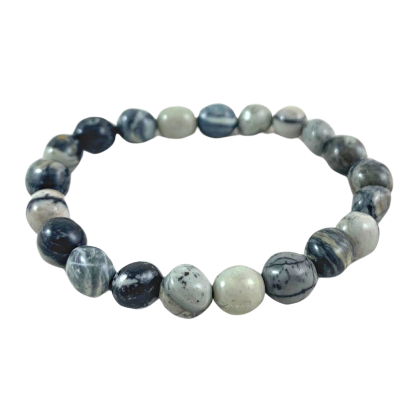 Jasper, Picasso Tumbled Stone Bracelet