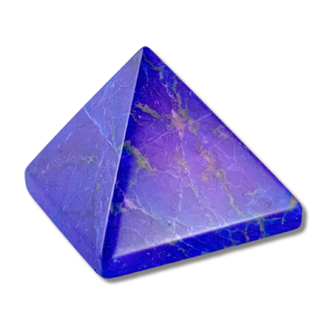 Howlite, Purple Pyramid
