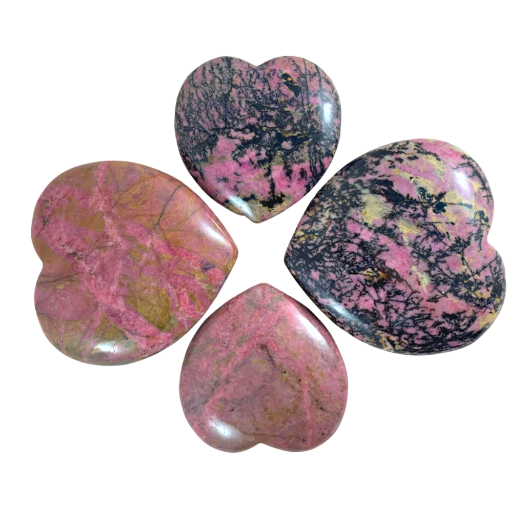 Rhodonite Hearts
