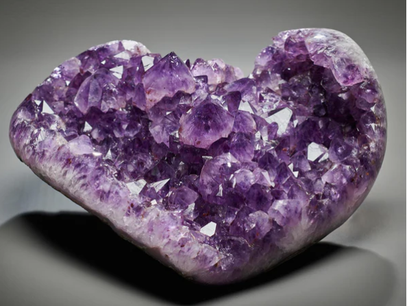 Large Amethyst Heart