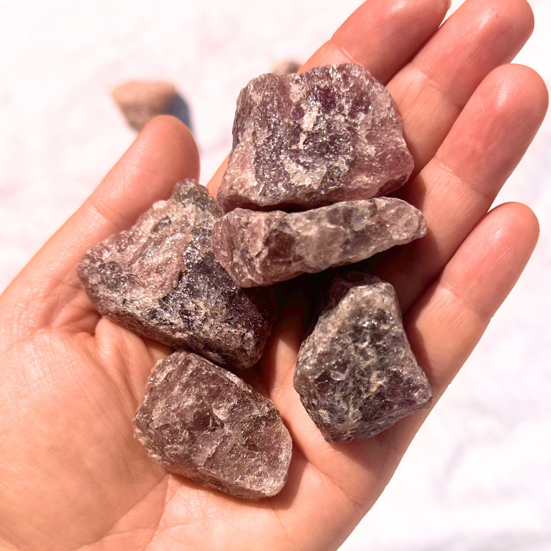 Strawberry Quartz Rough Stones