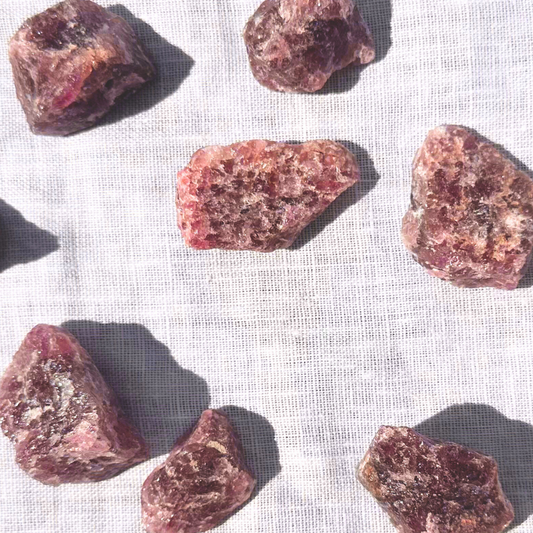 Strawberry Quartz Rough Stones