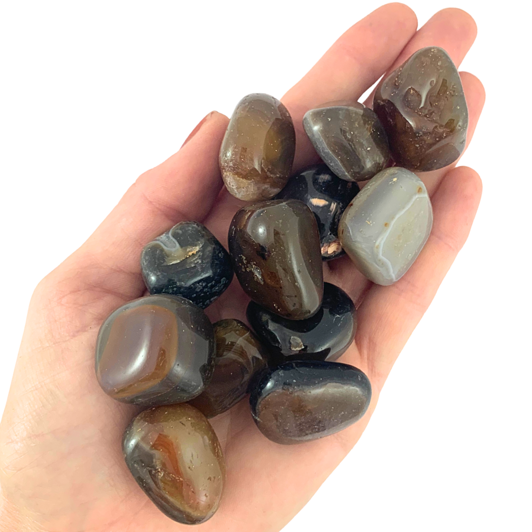 Agate, Natural Tumbled Stones - Rounded Free Form