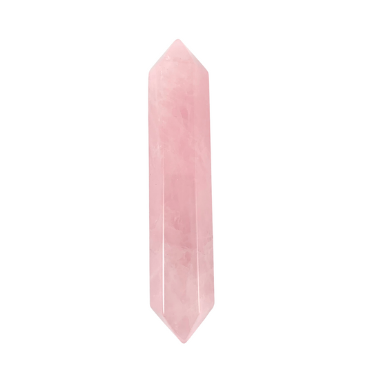 Quartz, Rose Wands - Double Terminated - Small