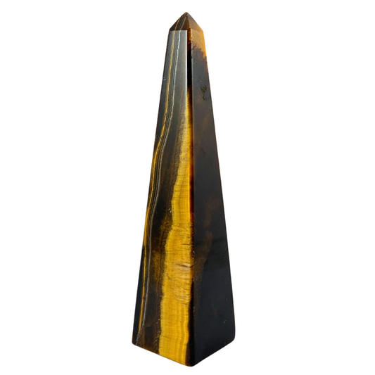 Tiger Eye, Gold Obelisks