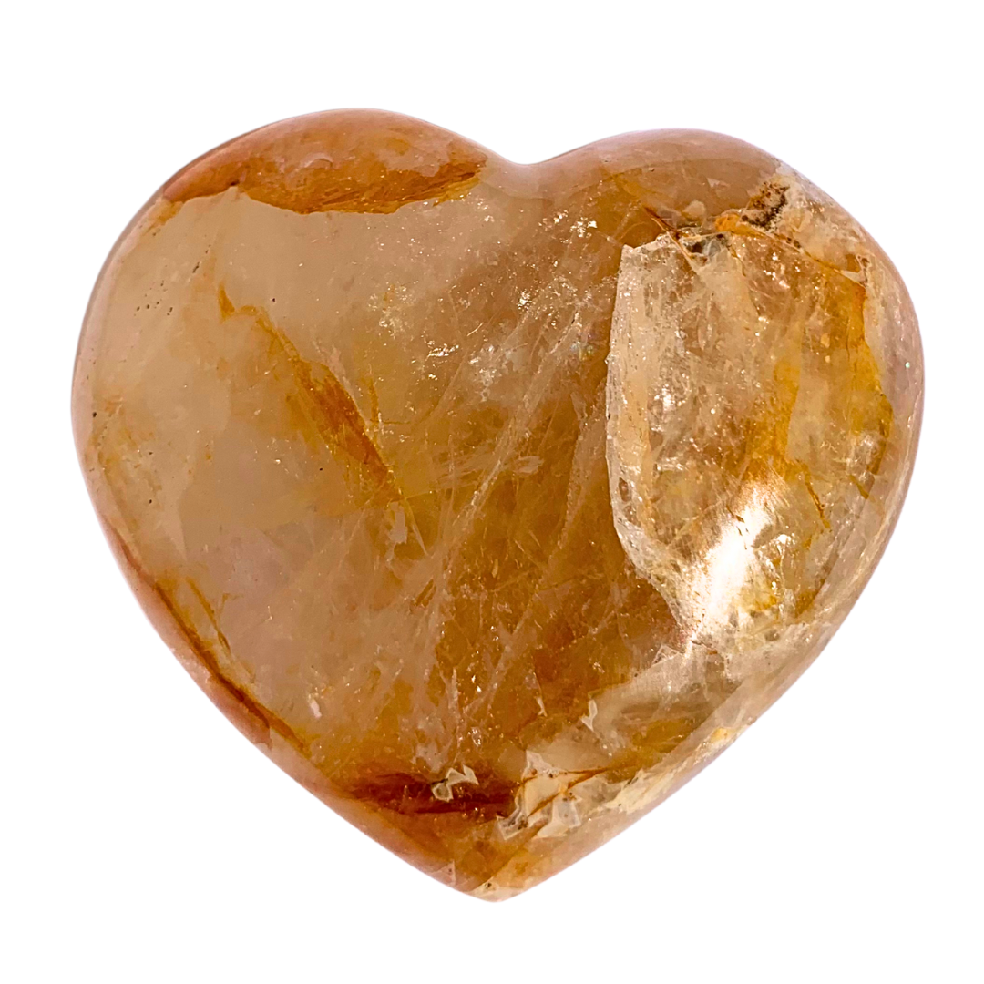 Golden Healer Quartz Hearts - From $12