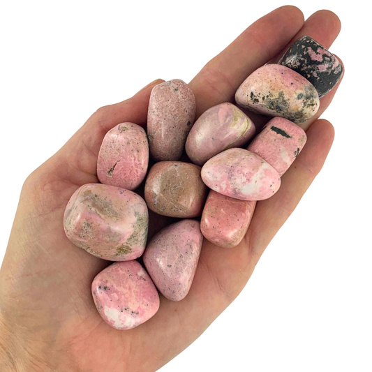 Rhodonite Tumbled Stones - Larger Peru