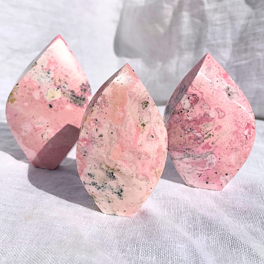 Rhodonite Flames - From $30