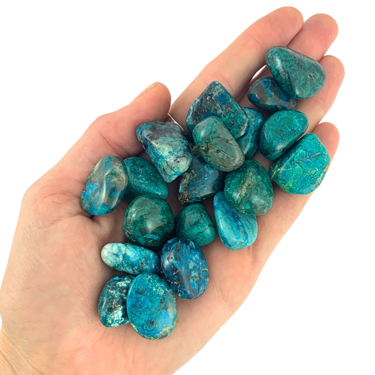 Chrysocolla Tumbled Stones - Free Form