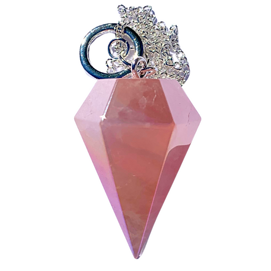 Quartz, Rainbow Rose Pendulum