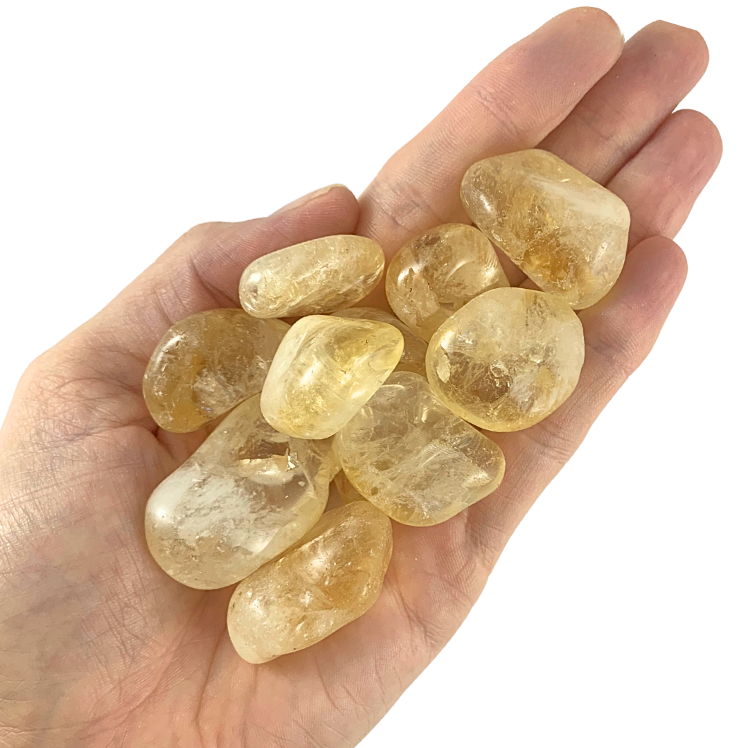 Citrine Tumbled Stones - Rounded Free Form