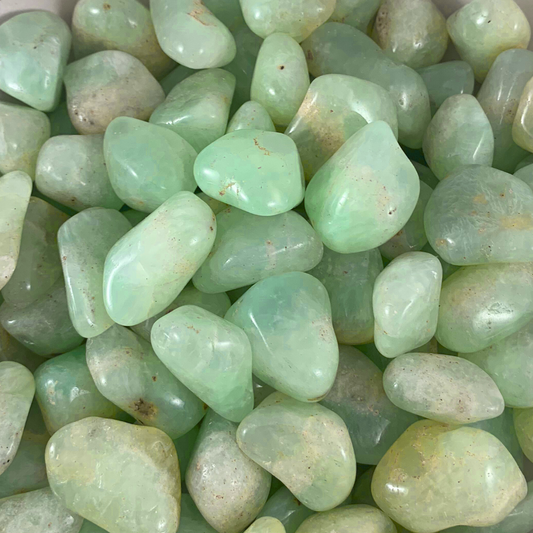 Prehnite Tumbled Stones - Rounded Free Form