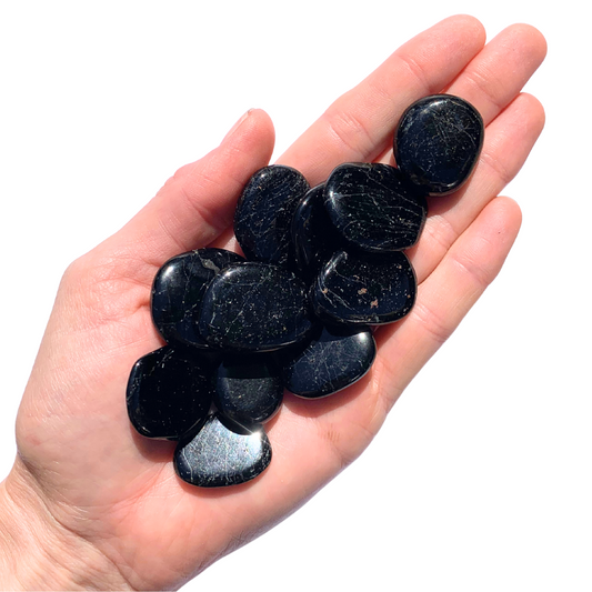 Tourmaline, Black Mini Flatstones