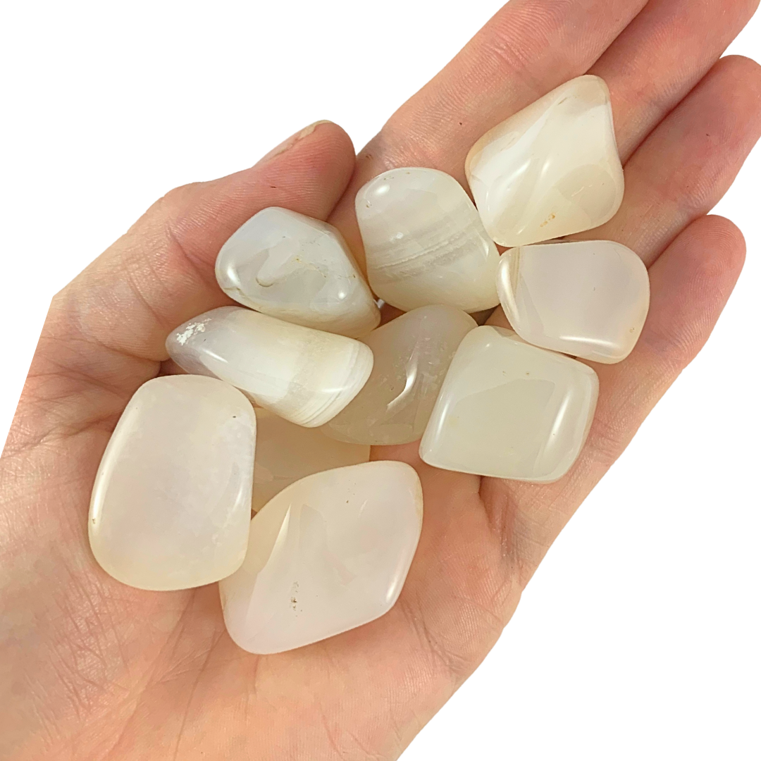 Agate, Opalized Rounded Free Form Tumbled Stones