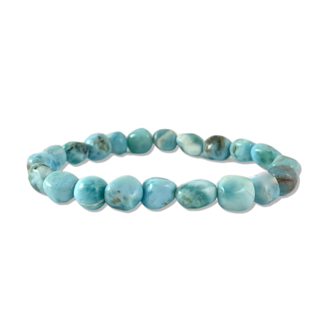 Larimar Tumbled Stone Bracelet