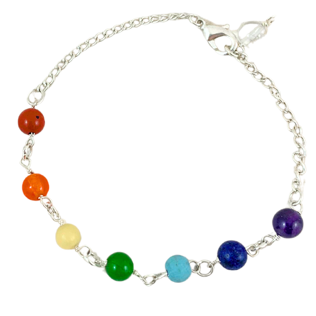 Quartz, Clear Chakra Pendulum - 3 in 1 Bracelet, Pendant and Pendulum