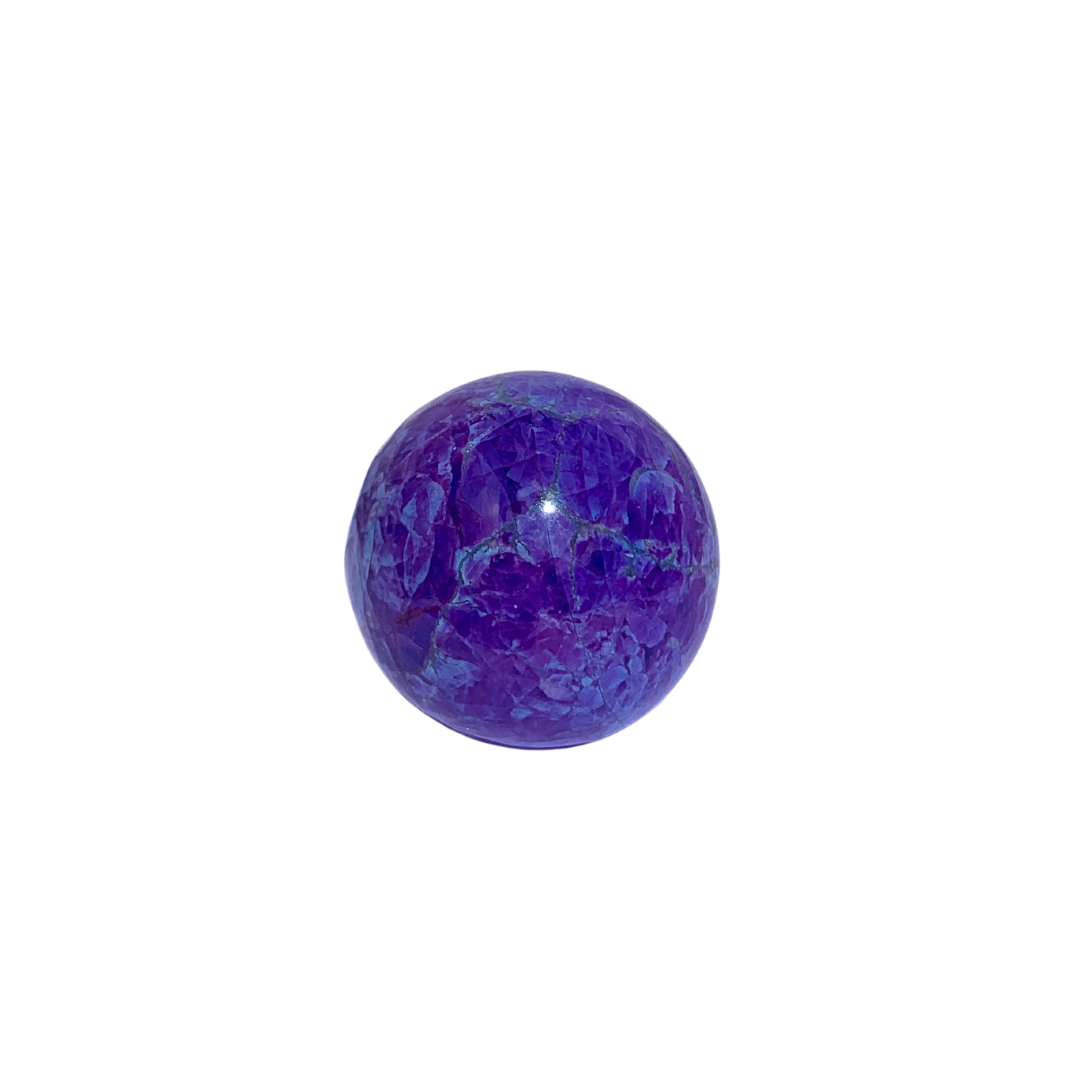 Purple Howlite Spheres