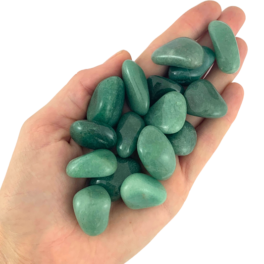 Aventurine, Green Tumbled Stones - Small - Rounded Free Form