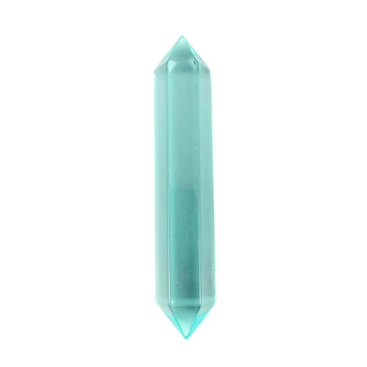 Obsidian, Light Blue Wands - Double Terminated