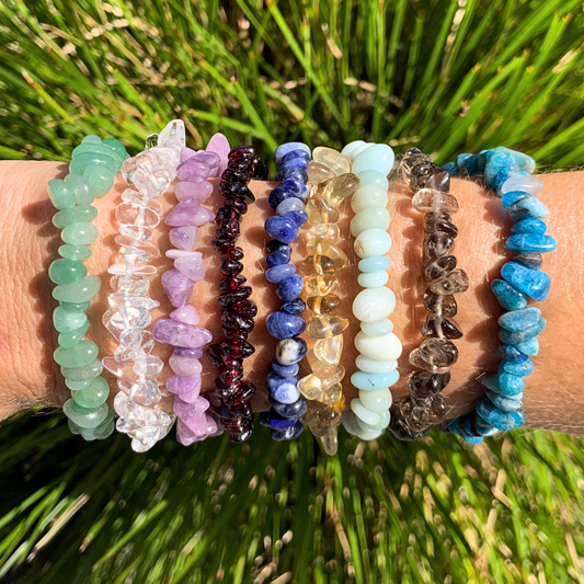 Lepidolite Chip Bracelet - Light