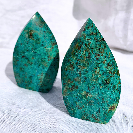 Chrysocolla Flames - From $30