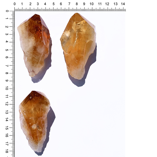 Citrine Points Rough Stones 1kg Bag