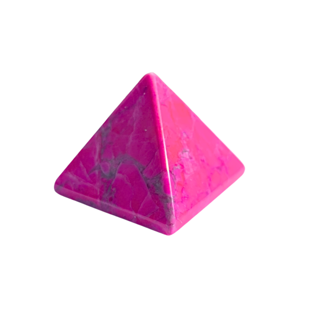 Pink Howlite Pyramid