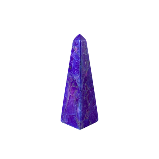 Howlite, Purple Obelisks - Mini